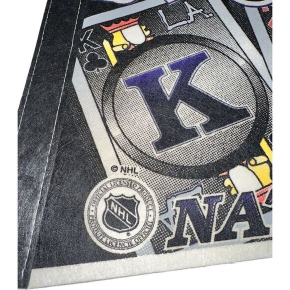 NHL‎ Los Angeles Kings Vintage 1990's Wincraft Team Logo Hockey Pennant - Picture 2 of 4